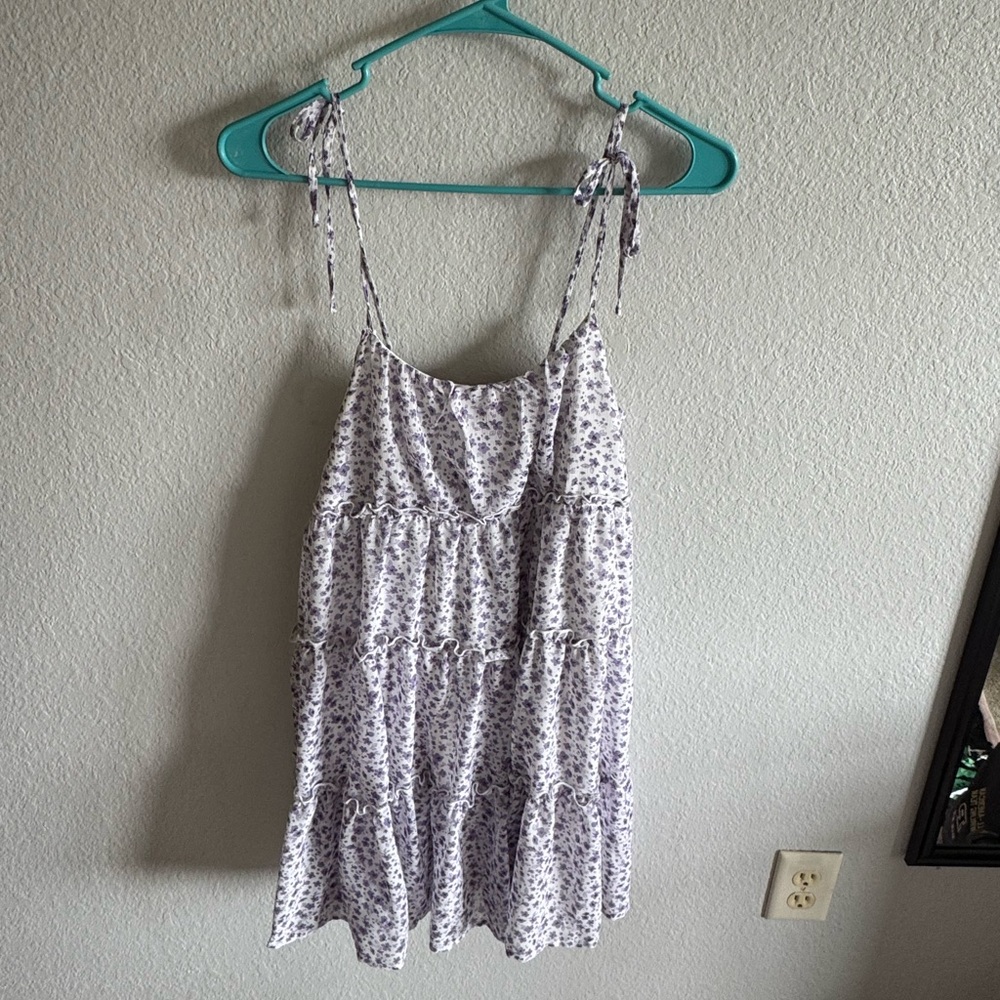 Altar'd State Purple Floral Dress